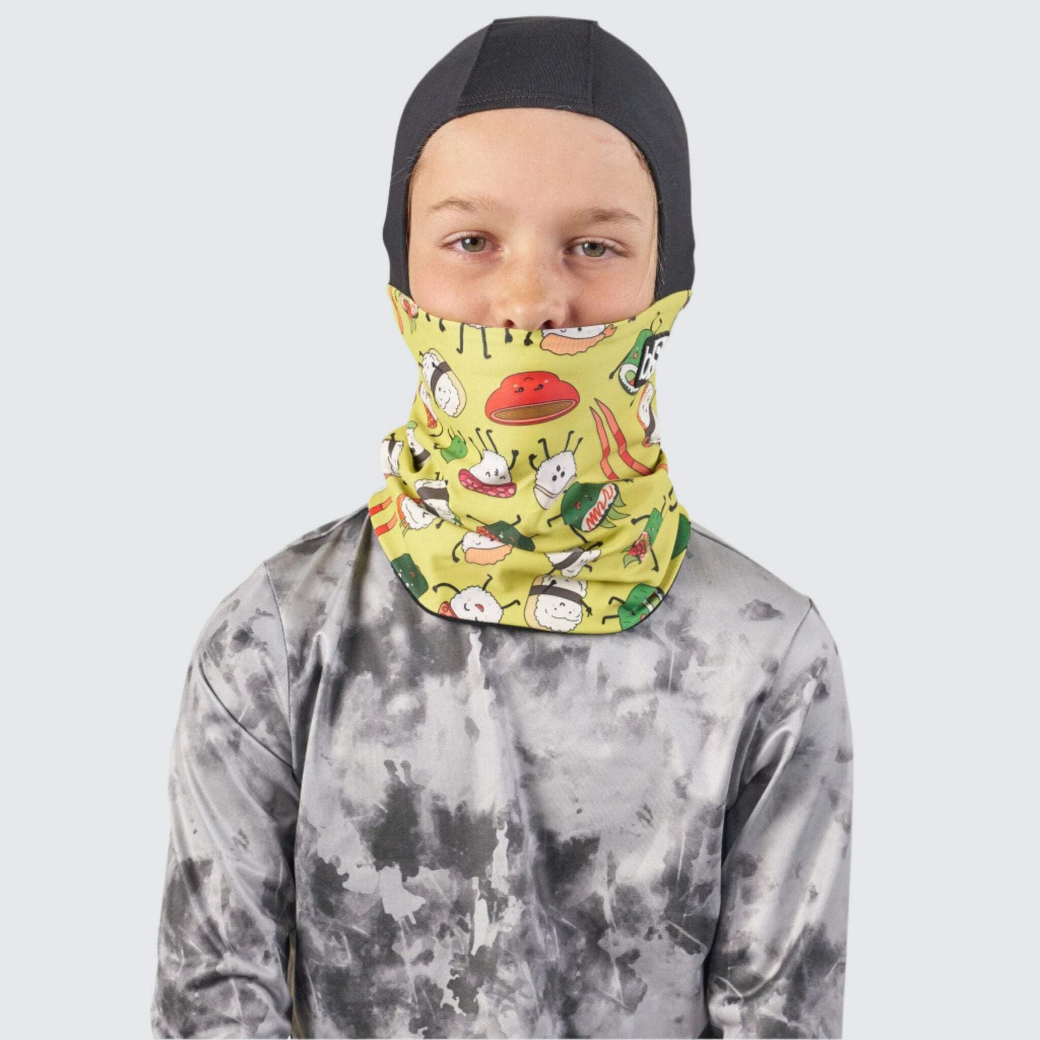 BLACKSTRAP Kids' Treble Hood Balaclava Ski Mask, Helmet Compatible, Keeps Kids Comfortable and Warm, [Kaaapow] - Image 3