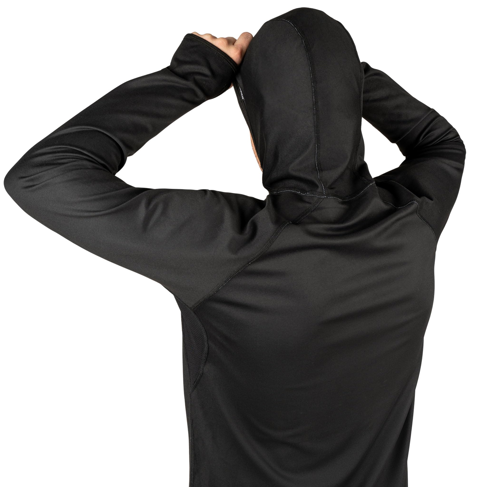 BLACKSTRAP Men's Summit Base Layer Hoodie Long Sleeve, Full Contoured Hood, Maximum Warmth and Comfort - Image 5