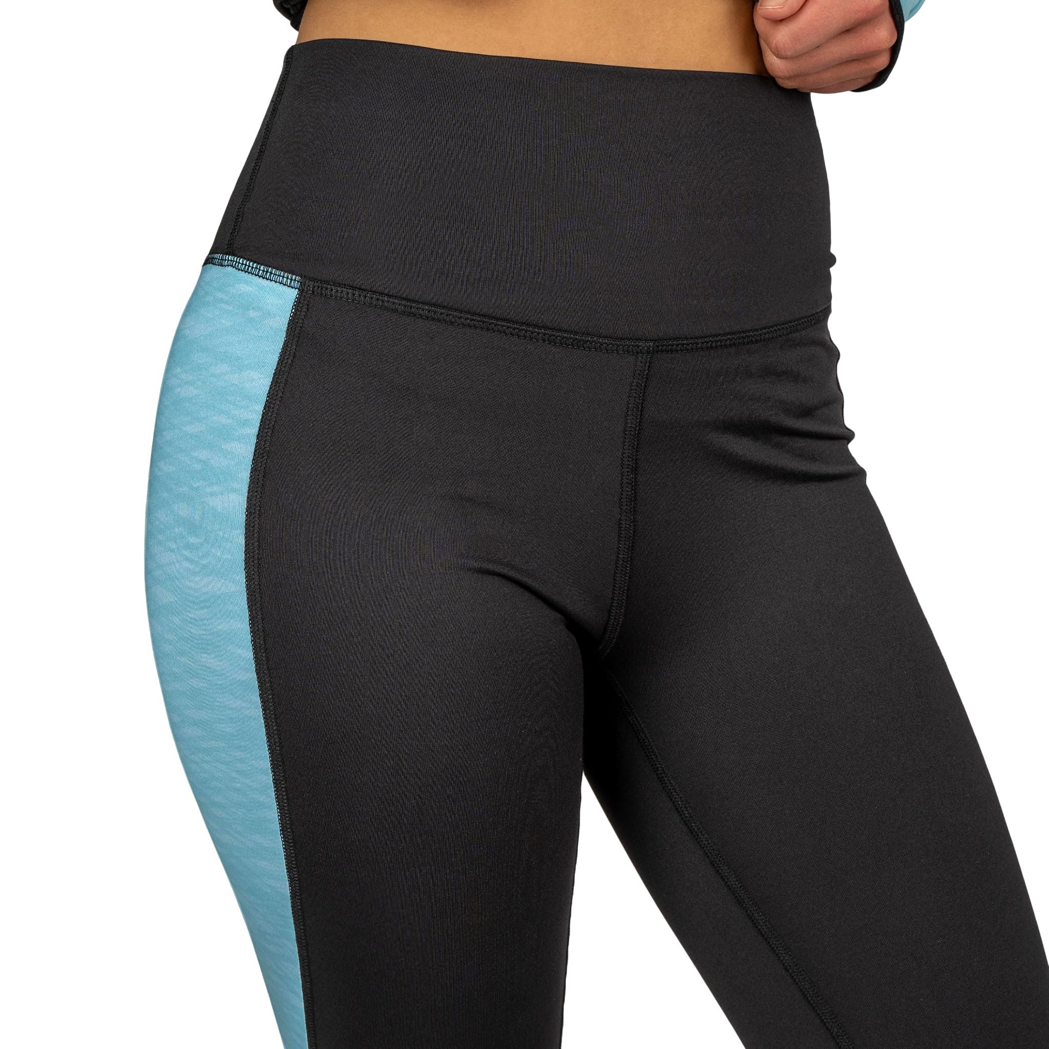 BlackStrap S-BL-A-W-P-THR-HATTEA-1-XS Women's Therma Pant Hatched Teal XS - Image 4
